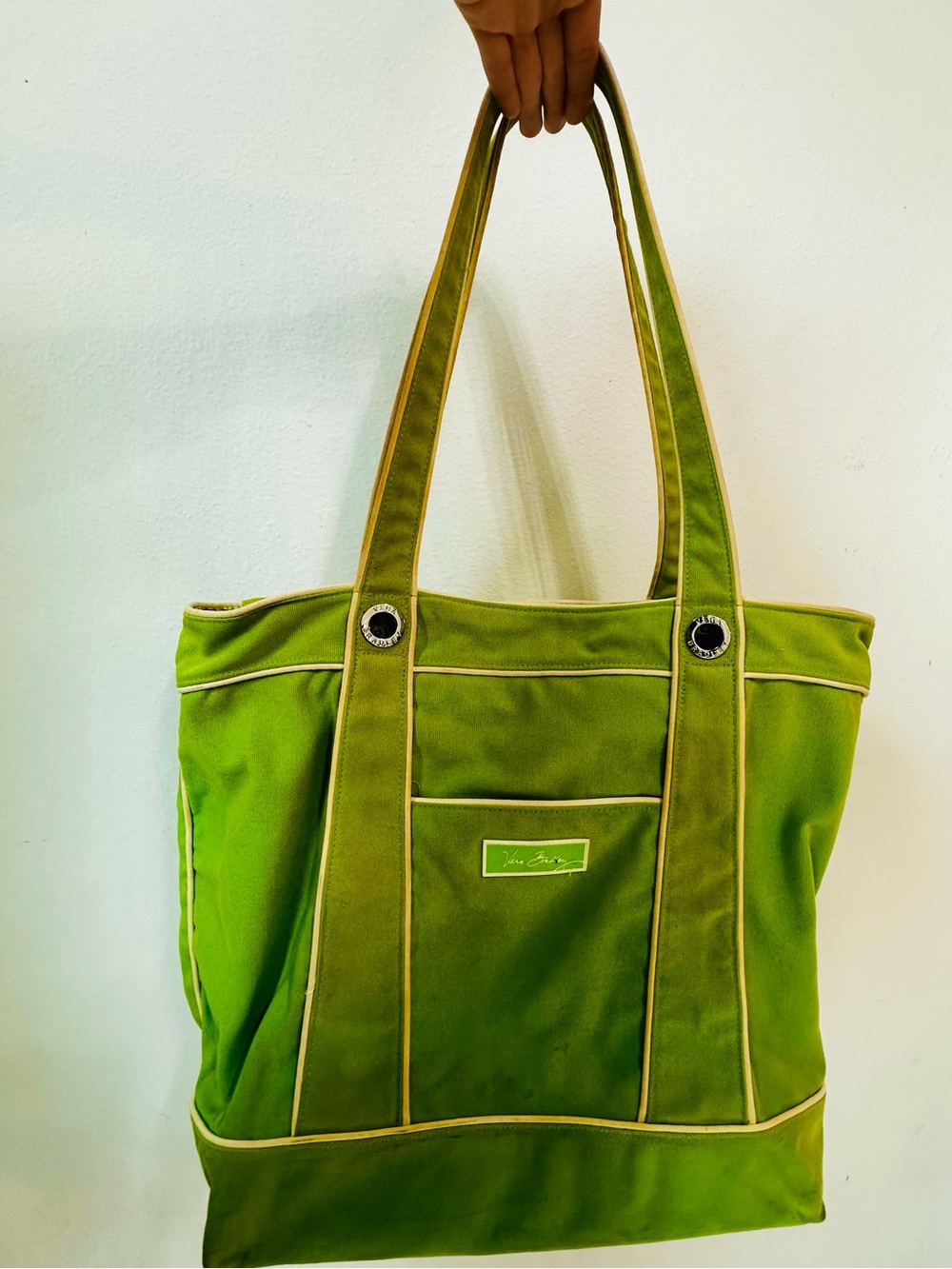Vera Bradley Nautical Lime Green tote